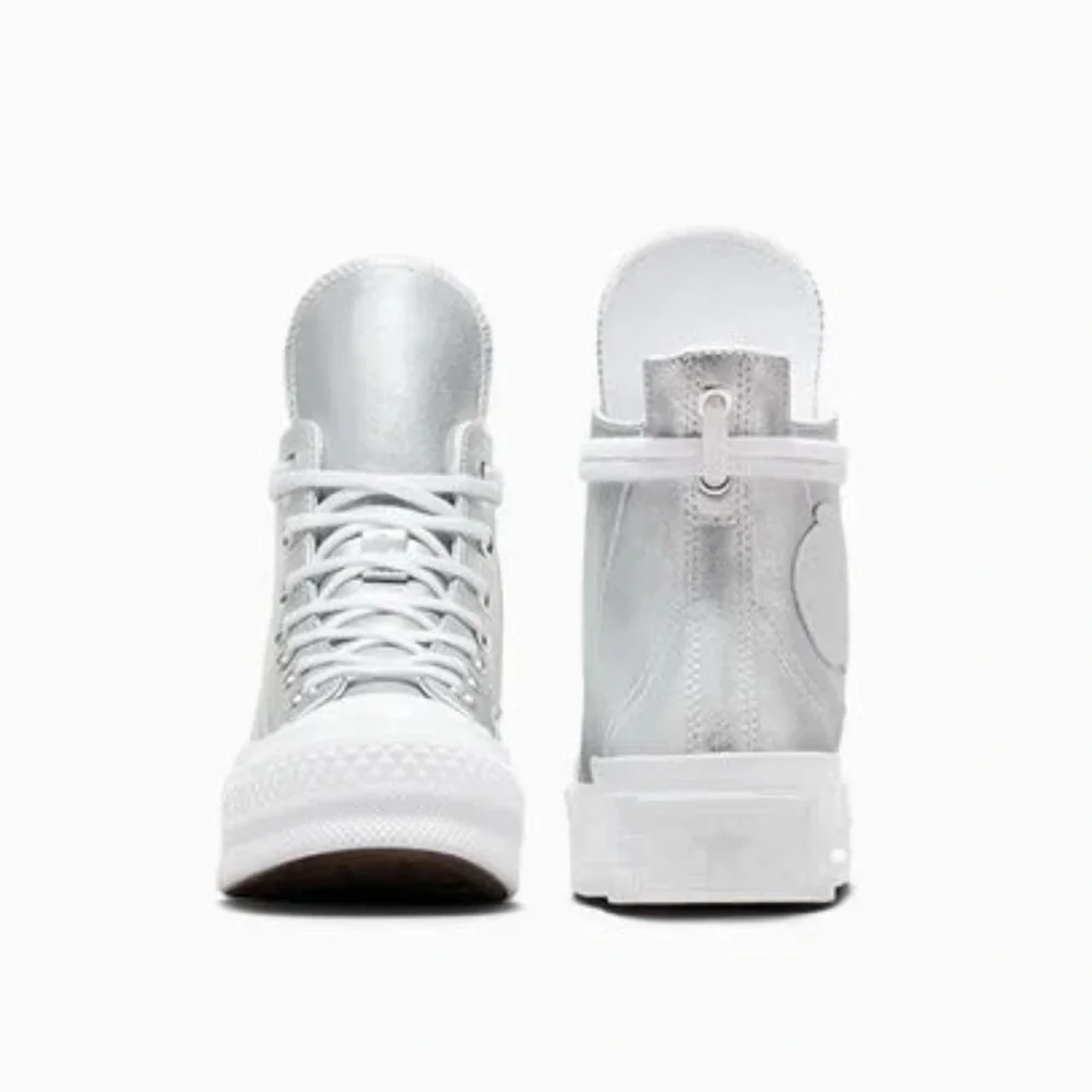 NWB! Converse Chuck 70 Plus “Silver Showstopper” High Tops - Size: 7